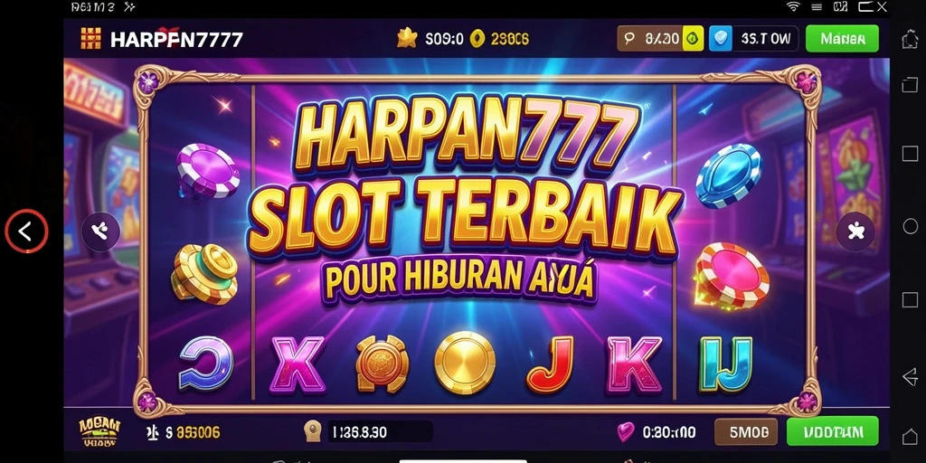 Tampilan gameplay menarik dari HARAPAN777 dengan berbagai mesin slot.