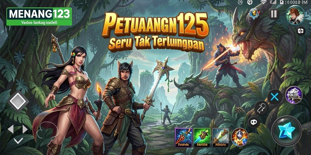 Tampilan gameplay seru di dalam petualangan MENANG123.