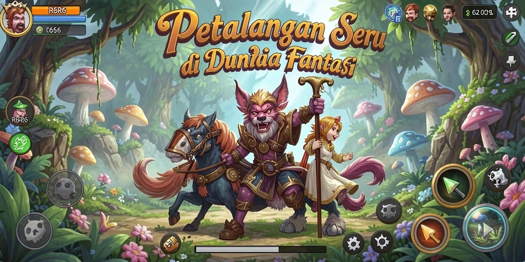 Screenshot R6R6 menunjukkan gameplay petualangan yang mendebarkan.