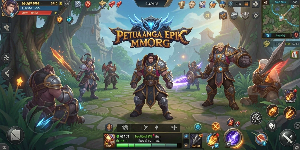 Tampilan gameplay menarik di <strong>SIAP108</strong> dengan aksi pertempuran yang dinamis.