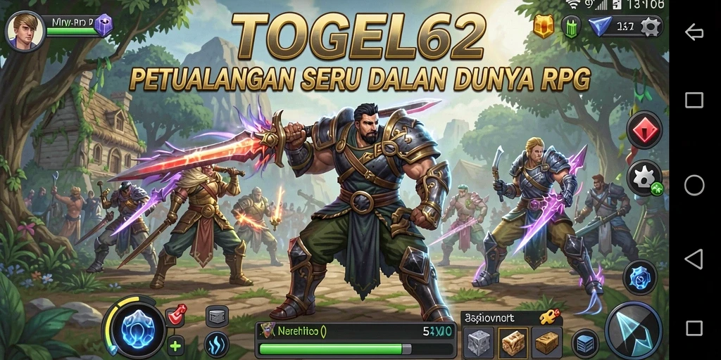 Tampilan gameplay RPG TOGEL62 yang mendebarkan dan penuh aksi.