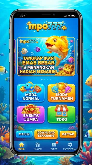Tampilan utama aplikasi mpo777 yang menarik dan mudah dipahami.